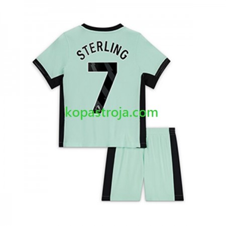 Billiga Fotbollströjor Chelsea Raheem Sterling 7 Barn Tredje tröja 2023/24 Kortärmad